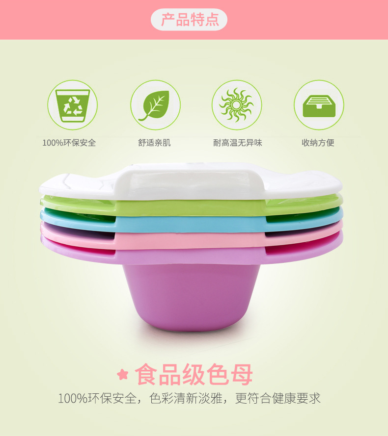 Thickened bidet for men and women, postpartum bidet for pregnant women, gynecological pregnant women, no squat toilet, postpartum confinement basin pic 5