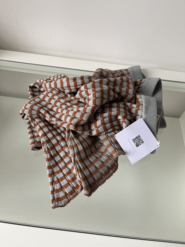 knit planet女童领结上衣镂空喇叭裤套装夏季薄款莫代尔棉针织衫详情7