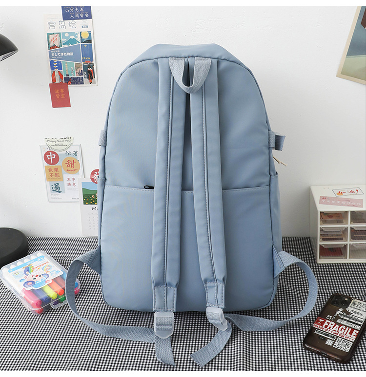 New student schoolbag, Japanese-style cute and fresh girl backpack, large capacity for junior high school students, trendy backpack for primary school boys pic 28