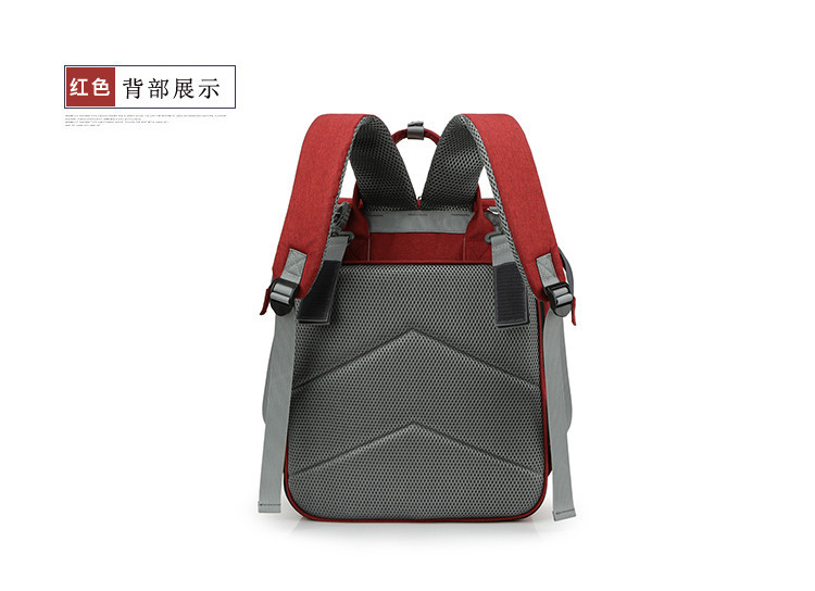Nuevo modelo mommy bag cama cama plegable baby bag mamá multifuncional recargable impermeable bordado hilo mochila cama cross-border blast pic 36