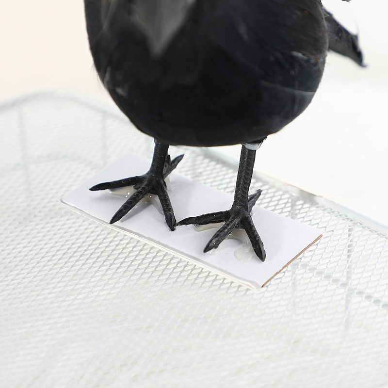 魔术道具仿真黑色乌鸦复活节万圣节乌鸦道具场景布置装饰用品详情7