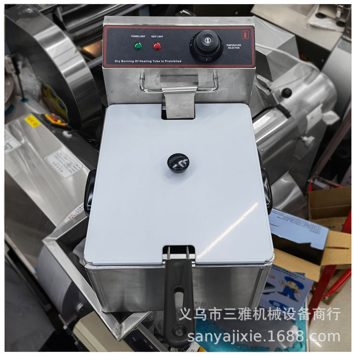 High-quality 6L commercial single-cylinder electric deep fryer for foreign trade, stainless steel small electric deep fryer, fried chicken stove available in multiple models such as double-cylinder pic 13