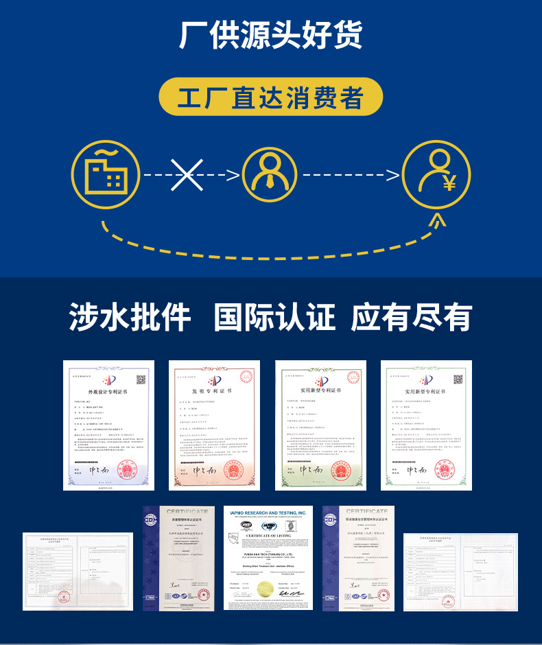 家用五级反渗透净水器带灌厨房75GRO机单出水双出水直饮机纯水机详情4