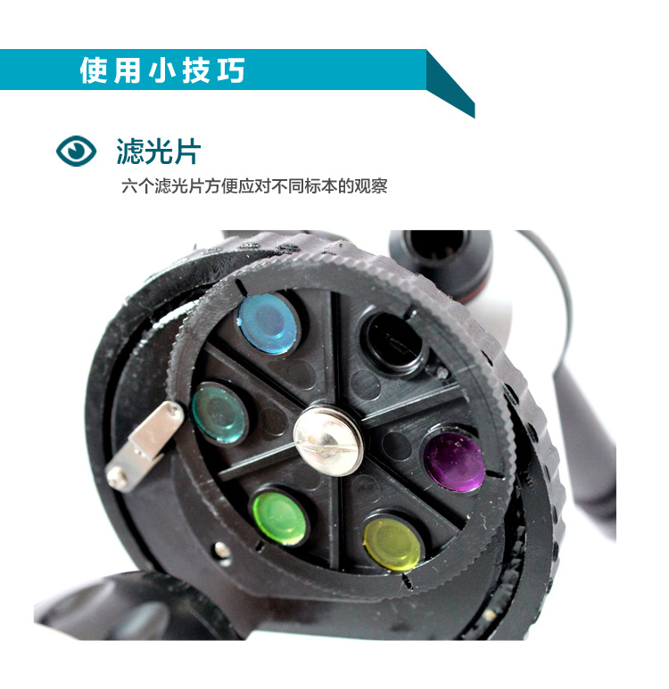 Professional laboratory all-metal student home microscope teaching 1600x magnification of livestock microorganisms pic 12