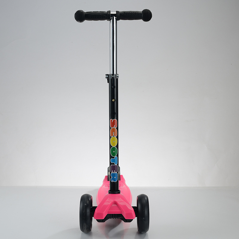 工厂批发儿童3-6-8岁脚踏PU带灯大轮可调节滑行车scooter滑板车详情13