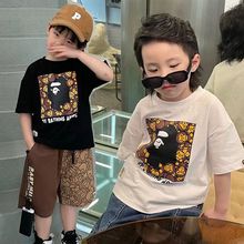 男童裤子春秋2024新款儿童牛仔裤潮酷帅气中大童男孩春装束脚长裤详情31