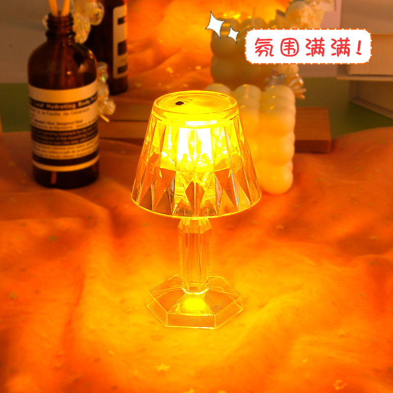 抖音网红款工厂直销爆款LEO钻石小台灯 卧室氛围生日礼品灯详情4