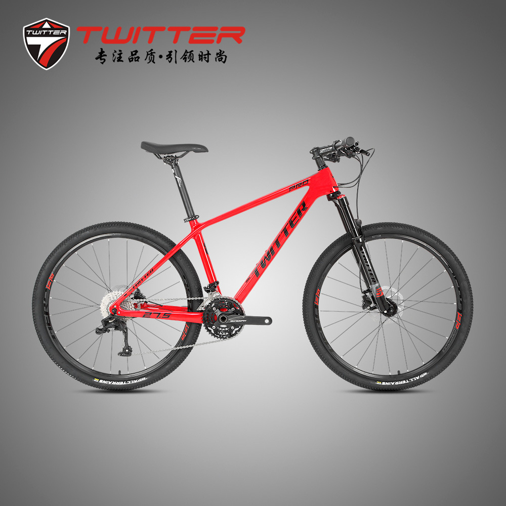 TWITTER骓 LEOPARDpro carbon fiber mountain bike 30 speed 27.5/29 inch trail bike pic 1