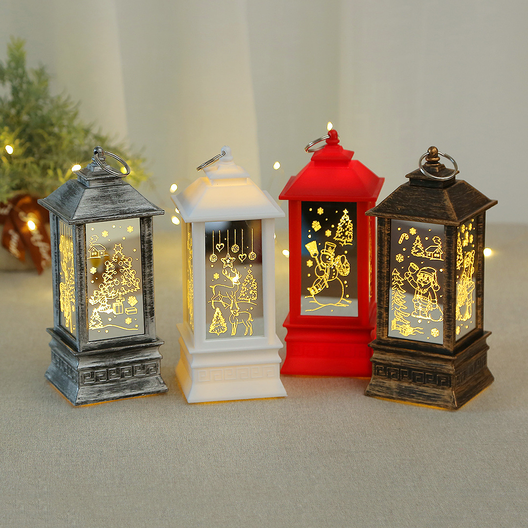 Christmas wind lanterns, Santa Claus decorative LED illuminated ornaments, candlestick lamps, decorative handicrafts and ornaments pic 11