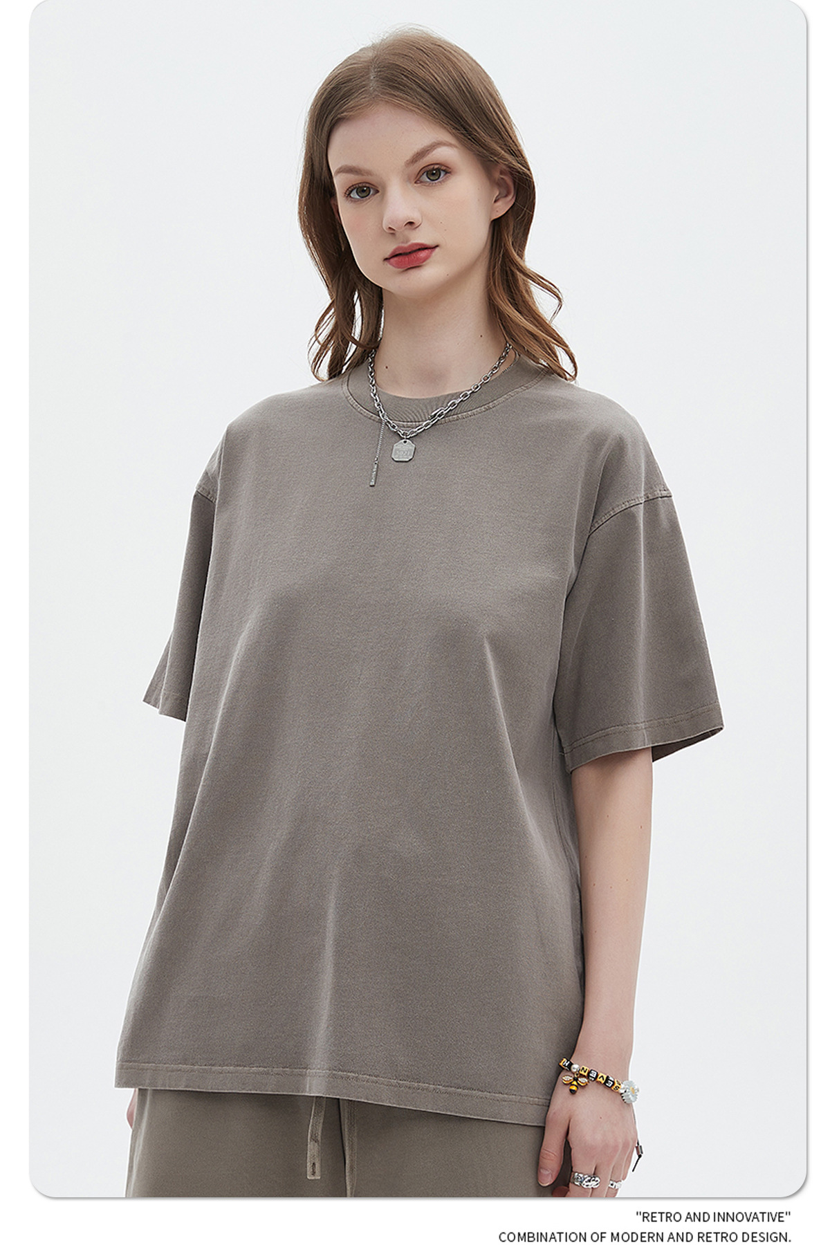 ARTIE男装|重磅250G复古水洗做旧短袖t恤男 宽松纯棉男士潮牌t恤详情29