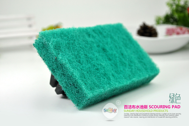 sunday水池刷浴缸刷地板除垢灶台浴缸清洁百洁布水池清洁刷详情18