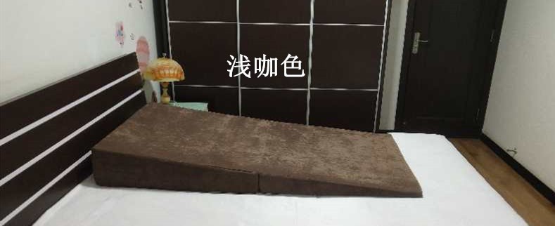 跨境高密度海绵床垫可折叠楔形枕床头靠垫斜面枕头孕妇斜坡三角垫详情9