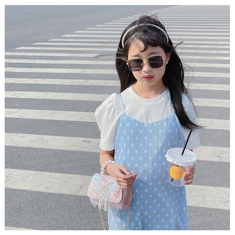 可爱女童斜挎包小香风时尚儿童手提斜背包包公主淑女珍珠包单肩包详情62