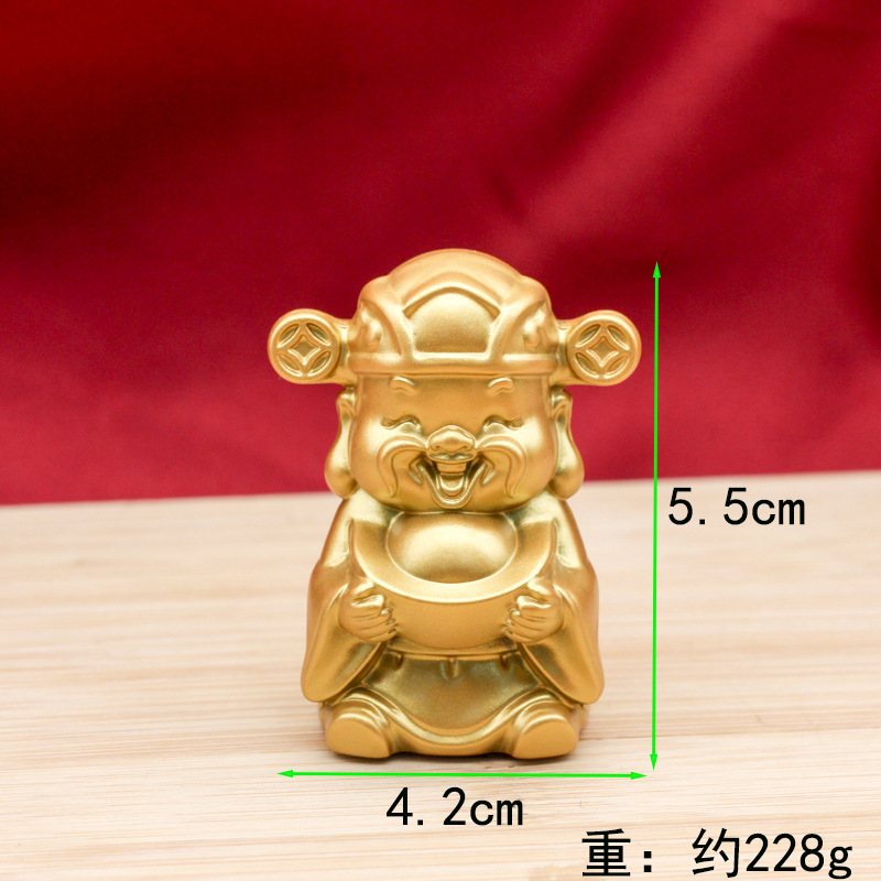黄铜财神爷佛像招财聚财摆件开业礼品装饰工艺品春节摆件厂家批发                              详情2