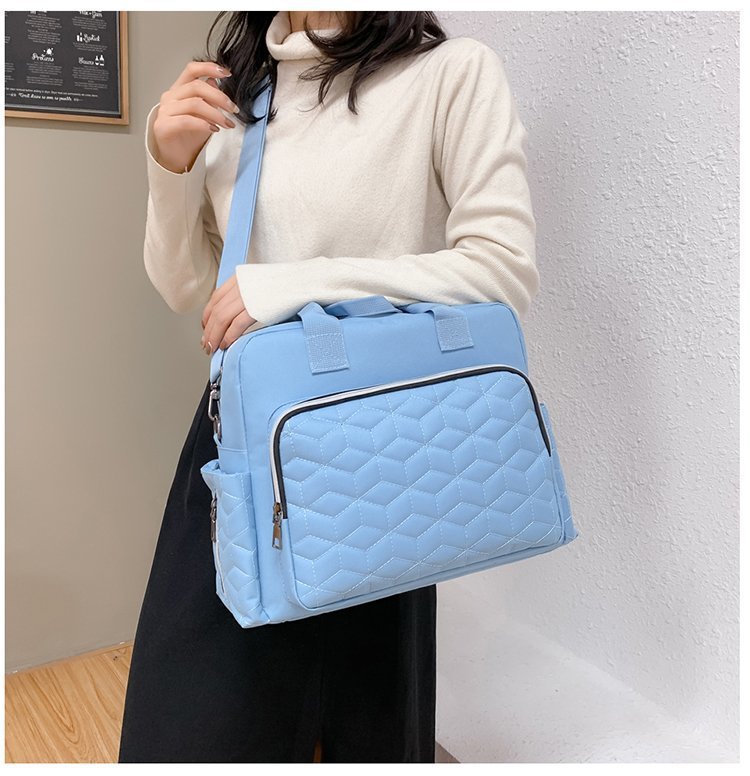 跨境时尚妈咪包女士单肩斜挎包妈妈大容量手提包待产包母婴包批发详情18