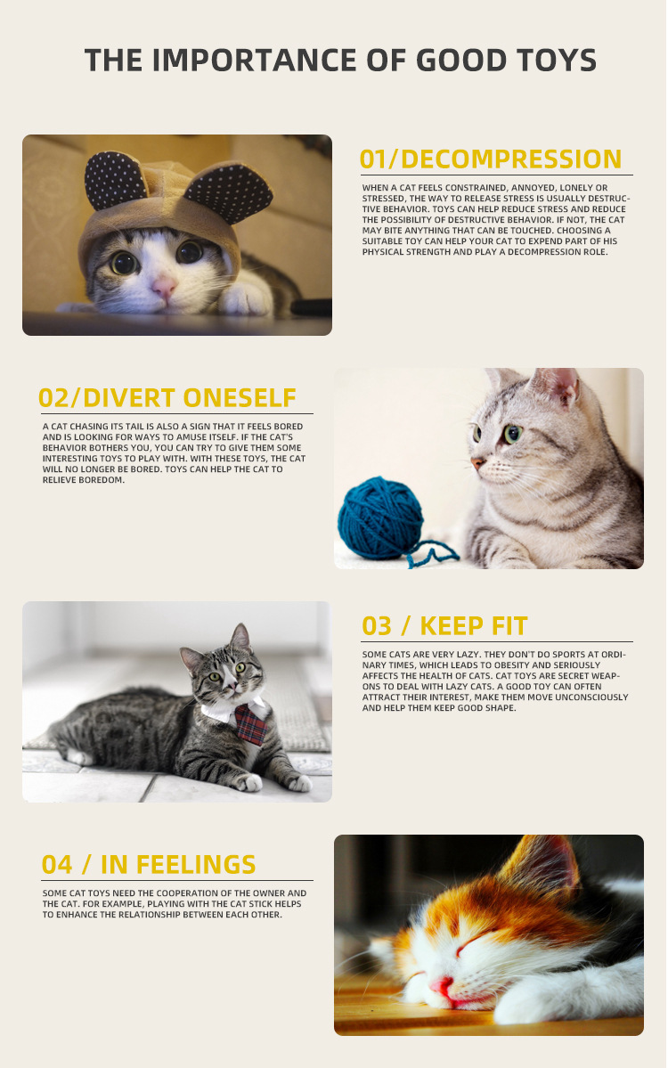 New green cat toys, interactive cat toys, bamboo sticks for export to Amazon, cross-border cat products pic 15