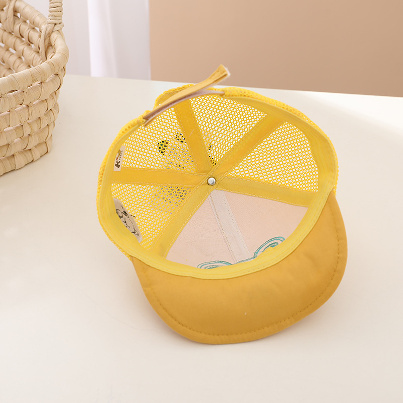 Sombrero de bebé verano slim duck tongue recién nacido bebé sombreado de verano chico sol niños protección solar malla gorro pic 9