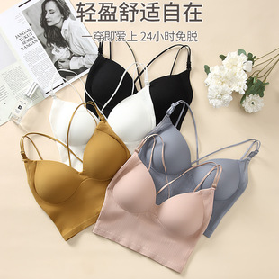1806固定杯美背吊带背心内搭外穿无钢圈打底无缝抹胸内衣一体式女详情10