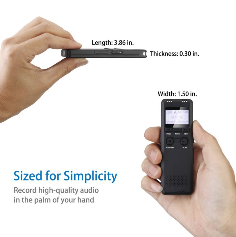 The 32G digital voice recorder supports MP3 players, meetings, classrooms, interviews, cross-border e-commerce and business pic 10