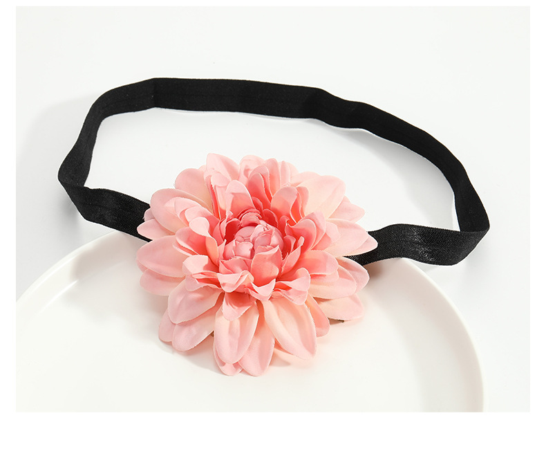 Korean-style fashionable fabric handcrafted flower headband wedding and festival headwear decoration, paired with retro girl hair bands and hair accessories pic 7