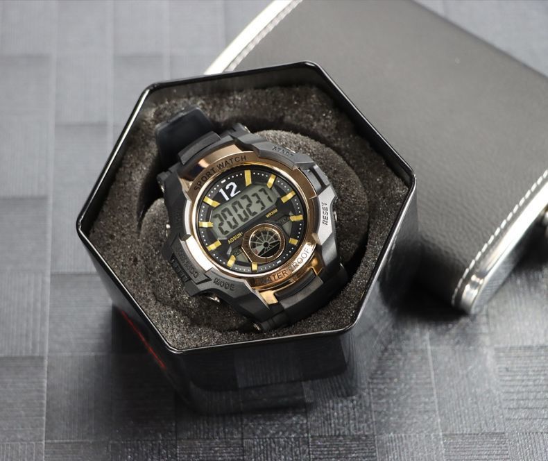 多功能电子手表男孩学生运动防水夜光闹钟酷炫韩版初中学生男女孩详情7