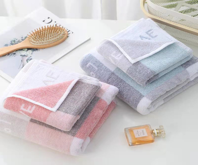 Futian cotton Towel Wedding Return Gift Set, Company Gift, embroidered absorbent bath towel, face towel pic 3