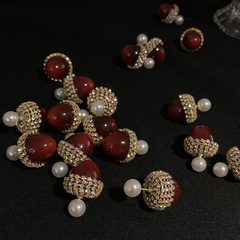 S925银针三对套装耳钉女睡觉不用摘冷淡风耳环高级感珍珠气质耳饰详情4