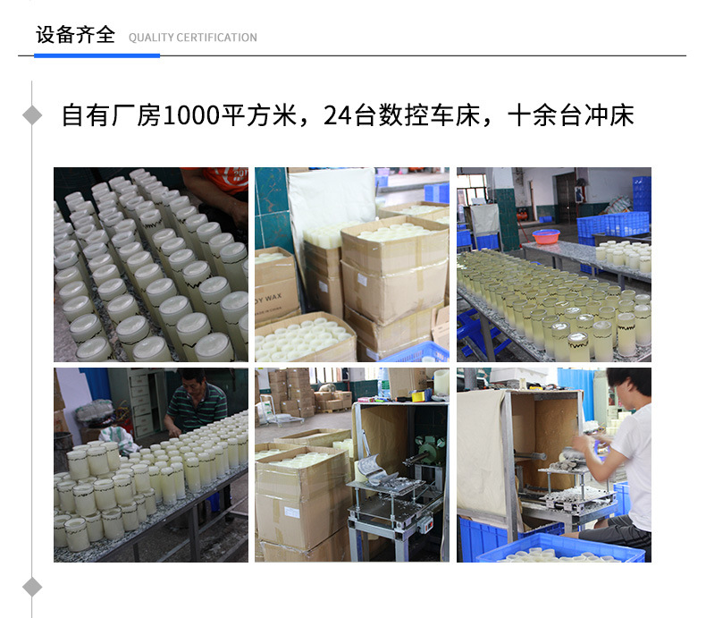 Cross-border exclusive electronic fiber optic candle 6-piece set Amazon export simulated flame paraffin led candle lamp set pic 13