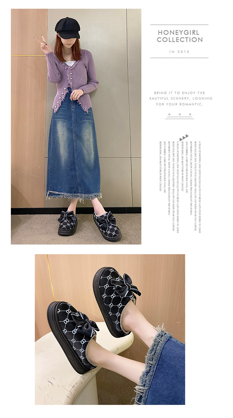 冬季棉拖鞋女士居家室内防滑厚底时尚ins加绒加厚棉拖鞋一件代发详情25