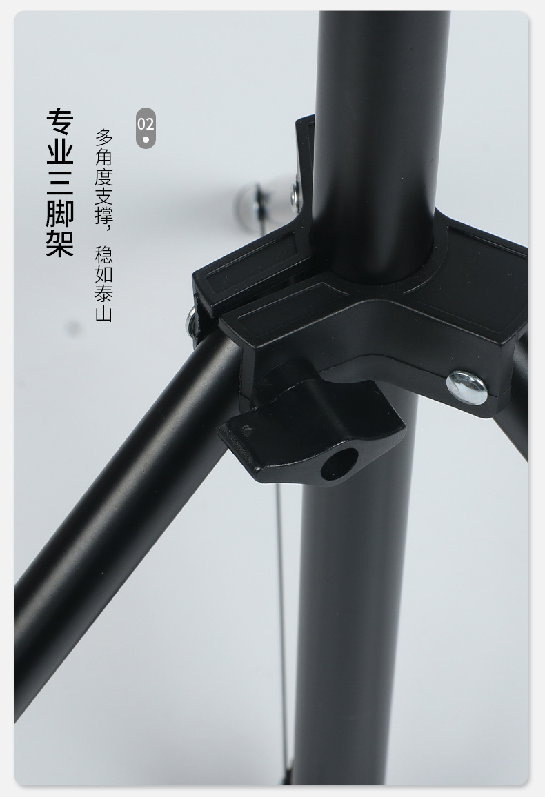 Multi-color arc-shaped circular self-timer lighting light, live-streamer video touch-up beauty light, desktop photo live-streaming overhead shooting frame pic 9