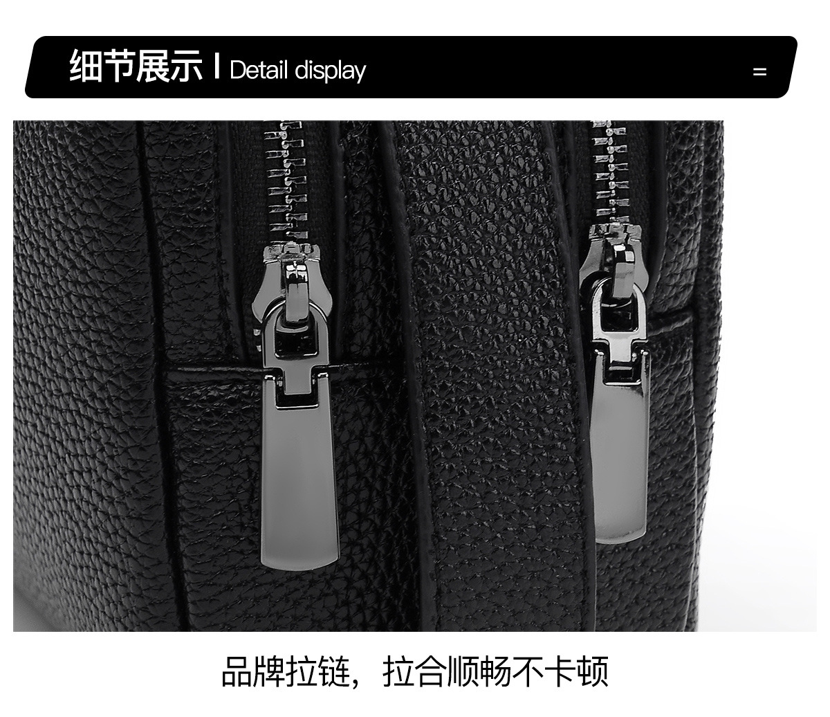 跨境代发男士手拿包手拎包大容量手包手抓包商务佧蒂袋鼠3017#详情27