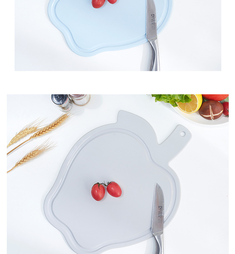 Creative cutting board, baby food small cutting board, thickened with waterproof groove, hanging cutting board, fruit cutting board, direct sales pic 10