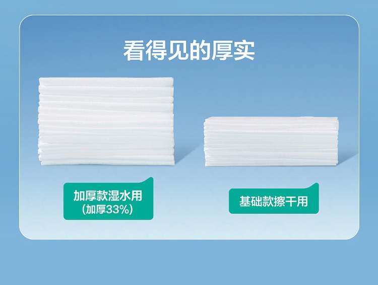 全棉时代100%棉洗脸巾一次性棉柔巾干湿两用纯棉洁面巾擦脸巾包邮详情15