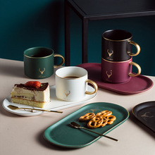 Cute ceramic cups, ins couple mugs, high appearance level, household breakfast cups, coffee cups, souvenirs, water cups wholesale pic 11