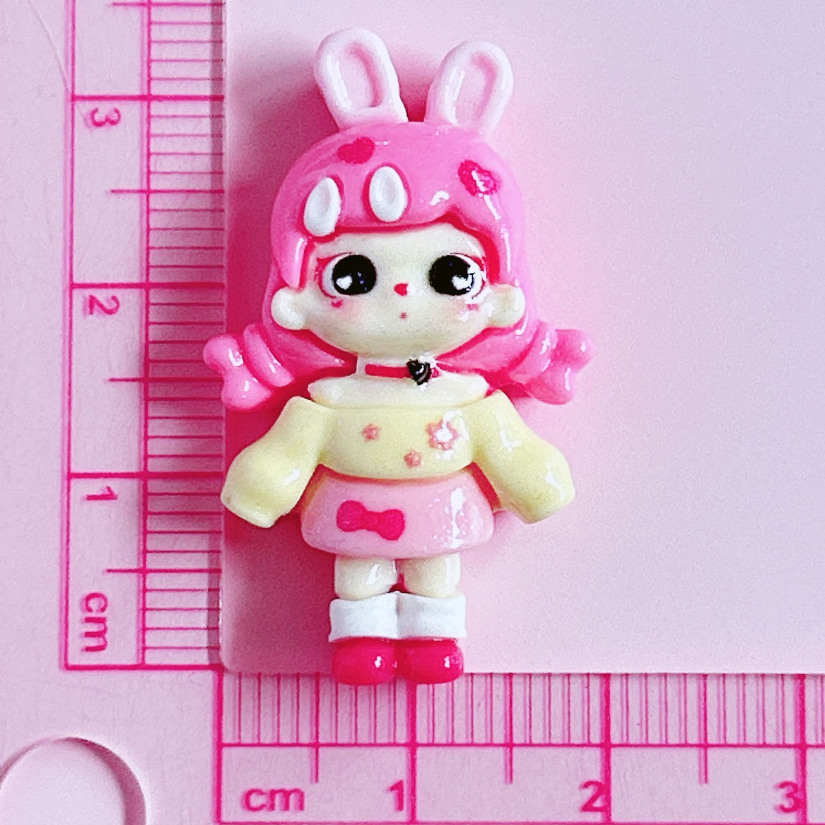 Rabbit-ear hair clips, resin accessories for cute girls, diy hair clips, hair accessory materials, brooches, accessories, stickers, pendants, decorations pic 22