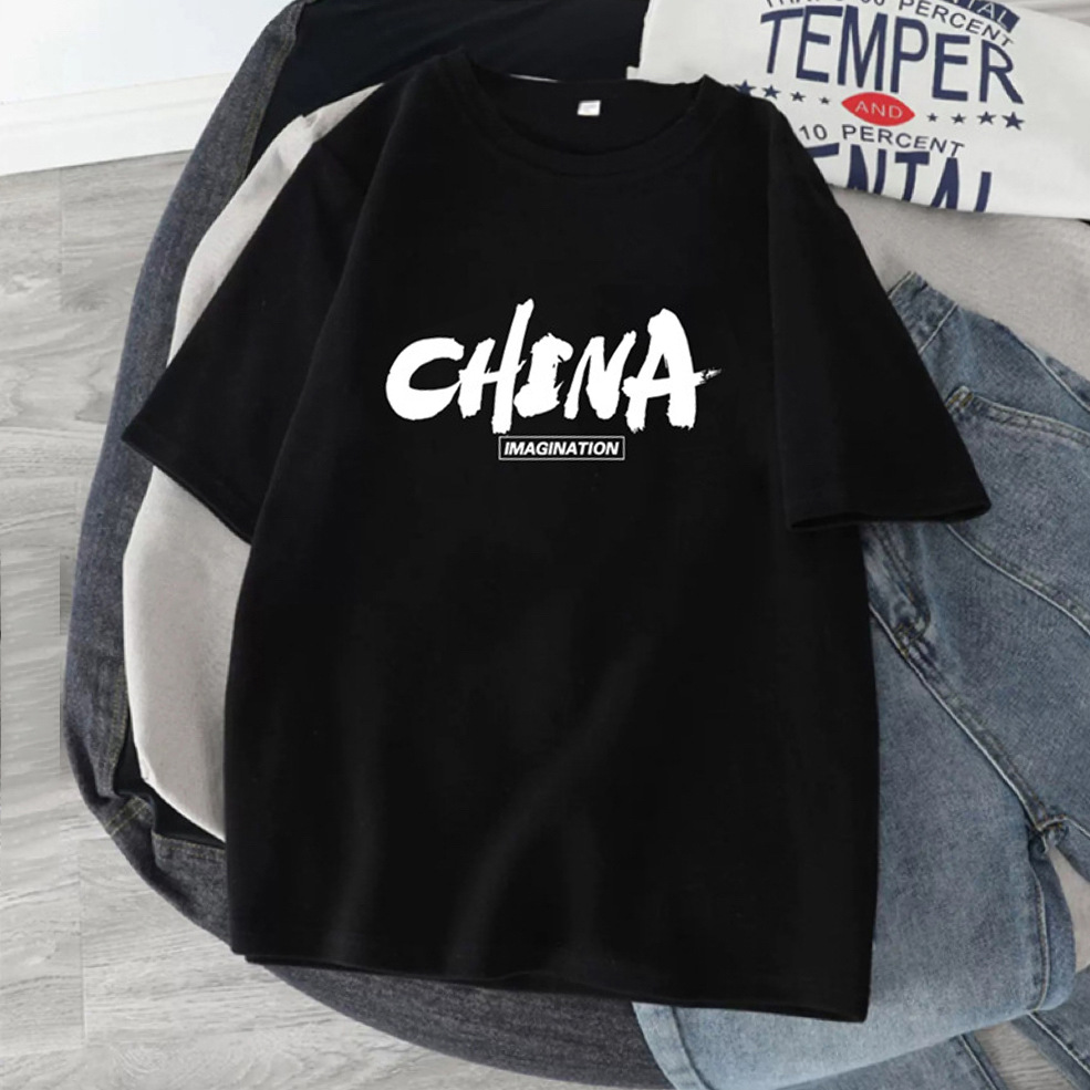 男士t恤短袖夏季宽松200g重磅纯棉港风潮牌百搭潮流男生半袖衣服详情25