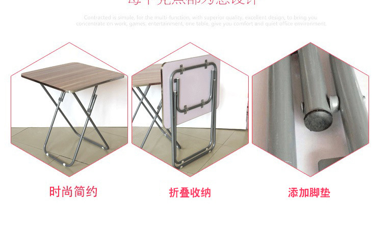 A small square dining table for a small household apartment pic 5