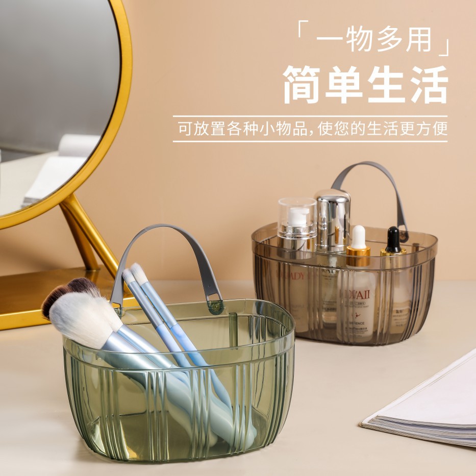 Light luxury kitchen transparent storage basket for scallions, ginger and garlic, wall-mounted small items without drilling holes, wall-mounted storage box, kitchen shelf pic 4