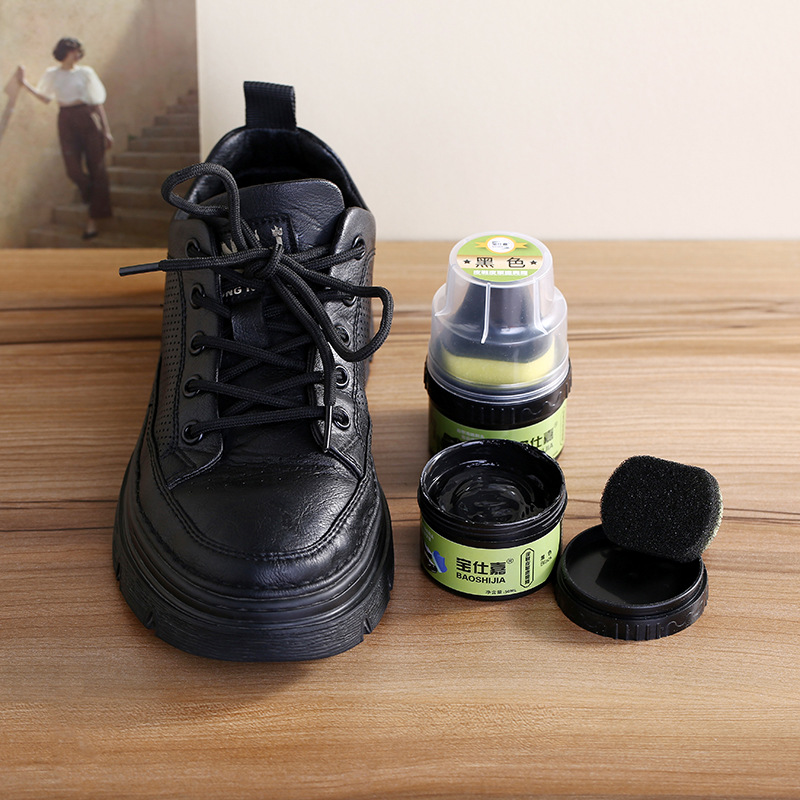 皮鞋上光绵羊油真皮保养油皮革修复膏护理液体鞋油皮鞋美容膏批发详情12