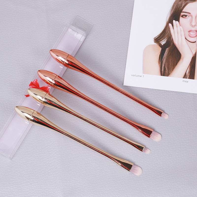 New eye detail makeup brush set of 9 pieces, complete set of soft bristle blade eyeshadow, horizontal eyeliner and slanting eyebrow makeup brushes pic 9