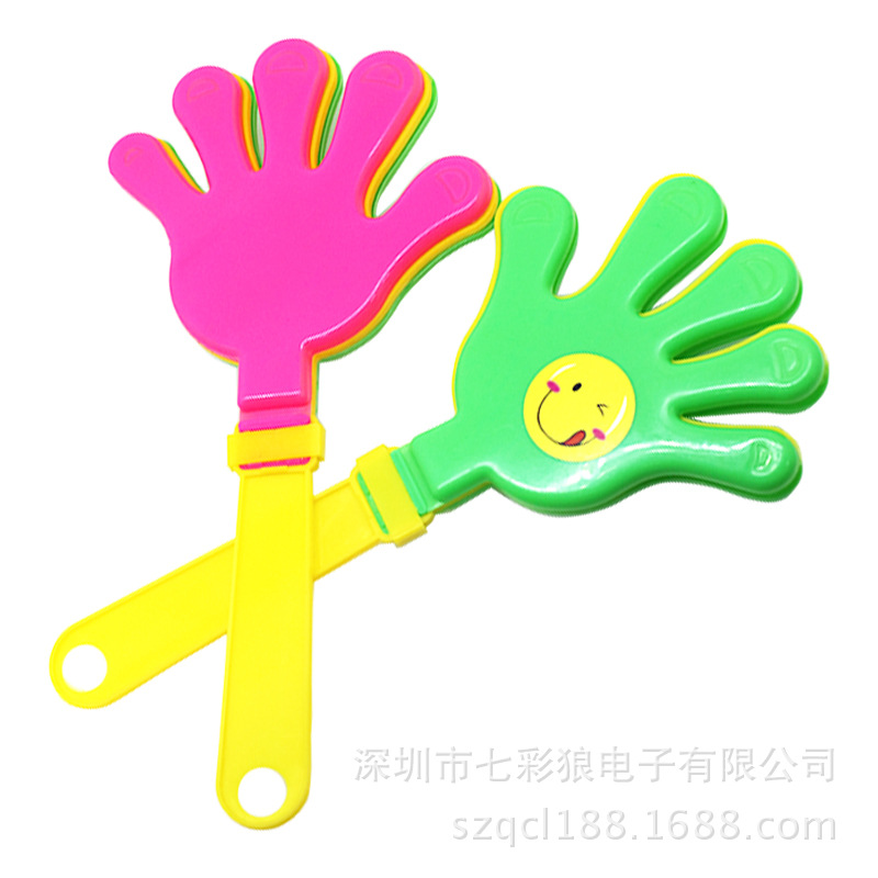 Glowing hand claps for campus activities, cheering sticks, concert claps, support props, cheering fluorescent small palm toys pic 10