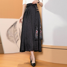 中年女裤春秋新款夏装七八分裤妈妈裤子薄松紧高腰弹力宽松休闲裤详情8