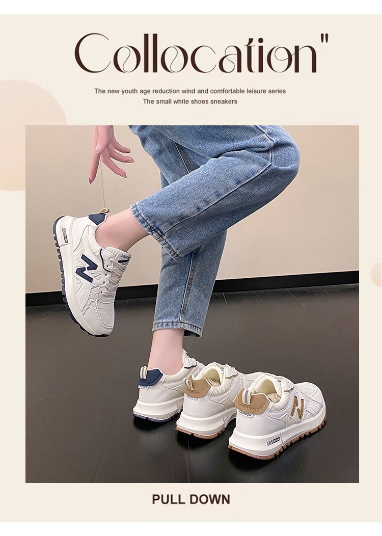 运动鞋女2024年春秋新款超火百搭防滑休闲女鞋软底轻便跑步小白鞋详情2