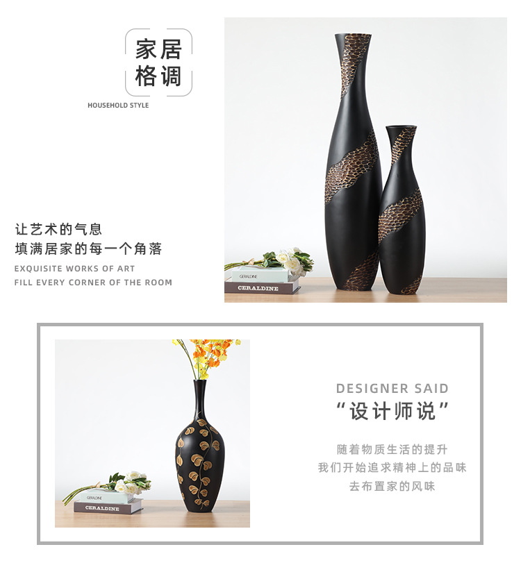 Chinagoods Du Qi Hotel Supplies Resin ornaments, modern and simple dry branch flower arrangements for living rooms, hotel home ornaments, classic flower arrangements for offices pic 1