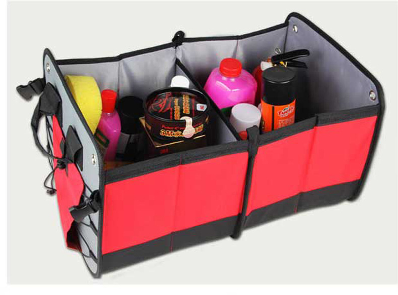 厂家直销汽车收纳箱黑色牛津布储物箱车用后备箱收纳包可定制logo详情65