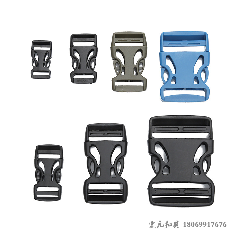 Plastic socket for luggage, flower-shaped socket, plastic adjustable buckle, double pull socket, schoolbag buckle, and various specifications of webbing buckle pic 6