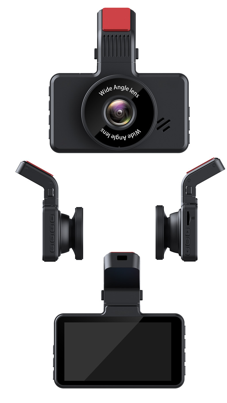 New cross-border 3-inch high-definition dash cam1080p dual-lens front and rear dual recording reversing camera pic 3