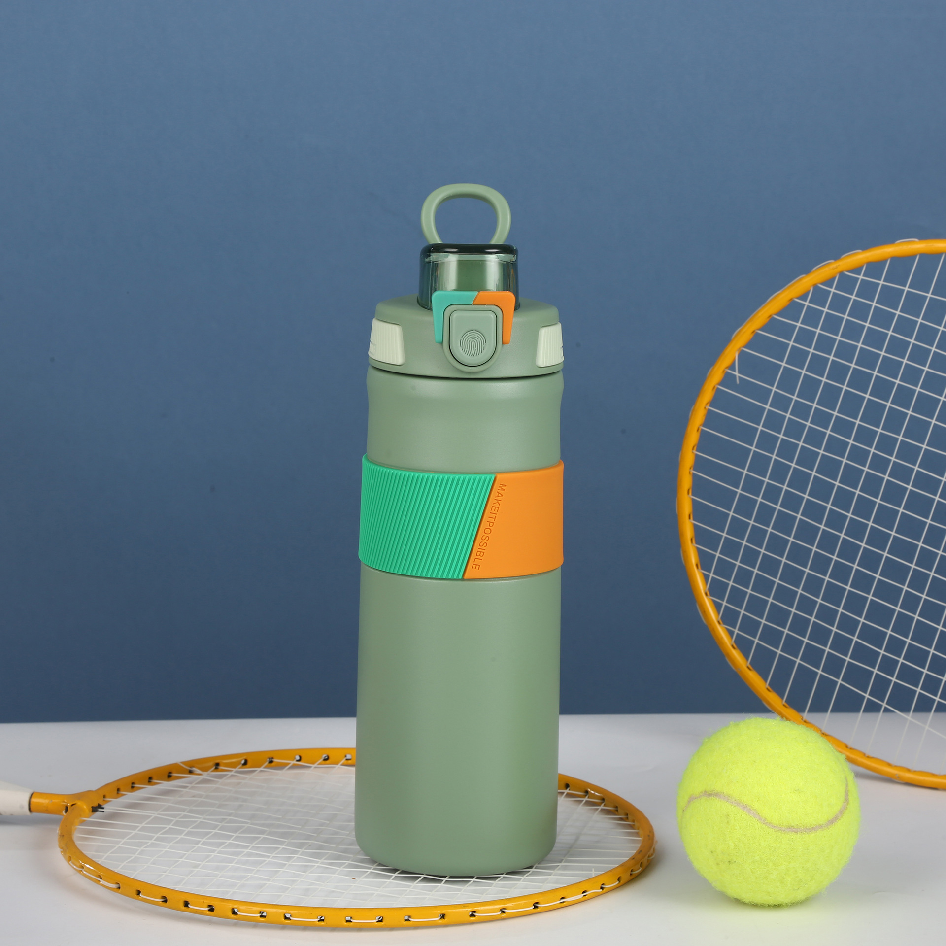 提环便携加厚耐摔316不锈钢保温杯创意拼色户外运动旅游水壶详情3