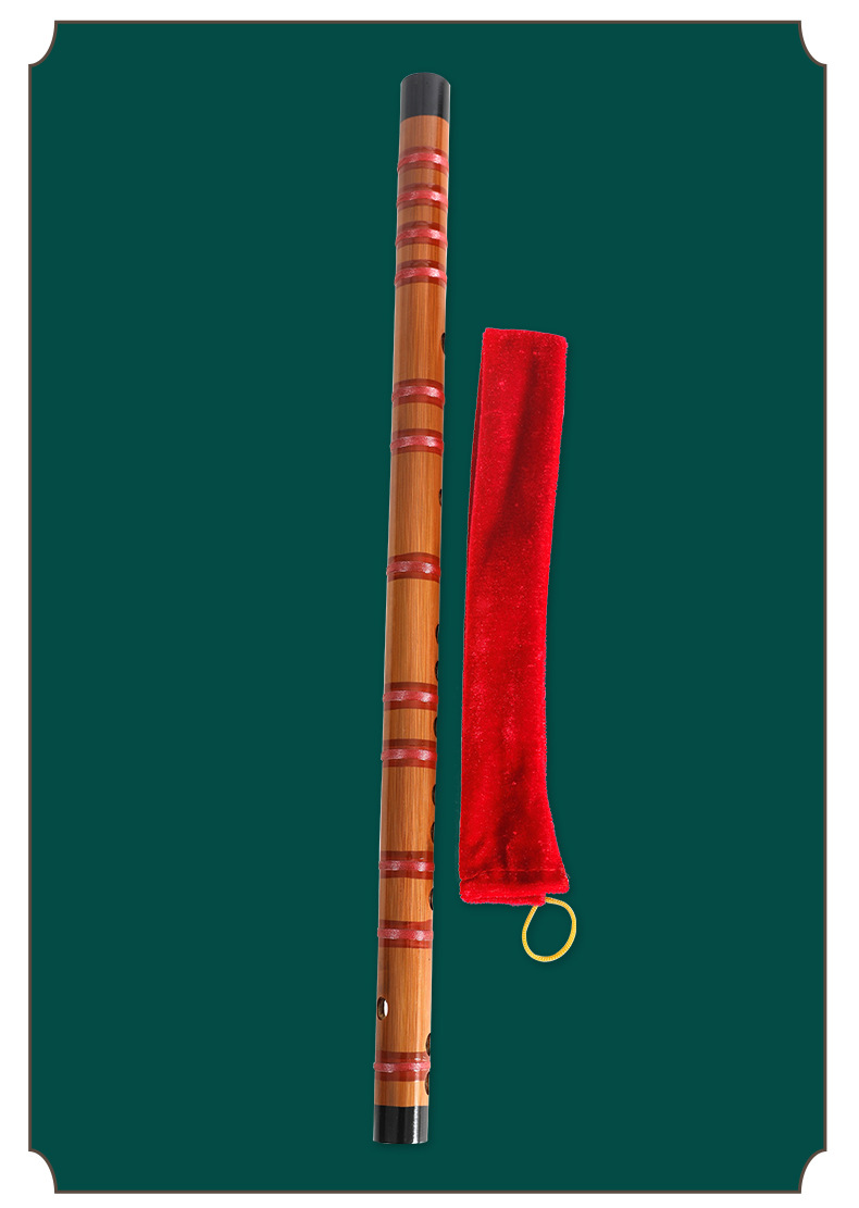 上海横笛单节竹笛赠配件民族乐器仿牛角学生专业入门初学苦竹笛子详情9