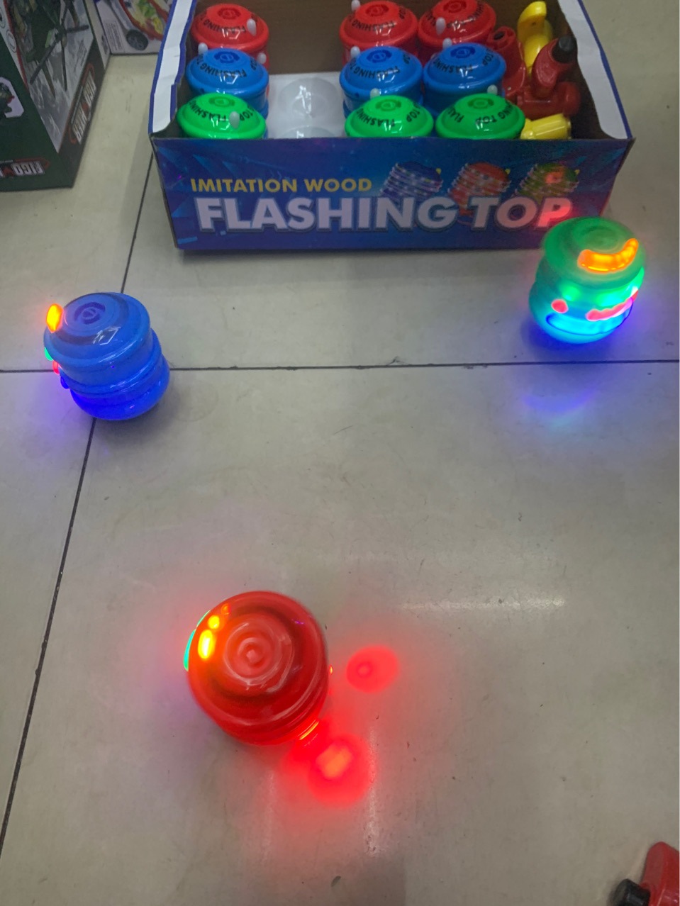 新款音乐陀螺卡通发闪光儿童玩具新款地摊夜市热销卖批发光小礼品详情4